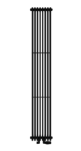dekoracyjny Grzejnik Brem Wind 4 loftowy czarny kolor