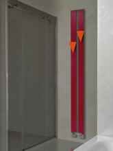 łazienkowy Grzejnik Brem Hook Elektryczny kolor czerwony