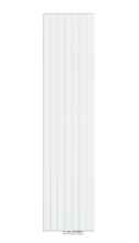 dekoracyjny Grzejnik Radox SHEER o dużej mocy w kolorze białym