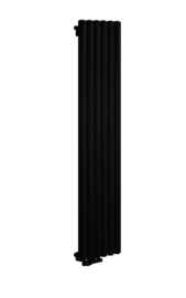 dekoracyjny Grzejnik AG VULCANICO o dużej mocy w kolorze czarnym